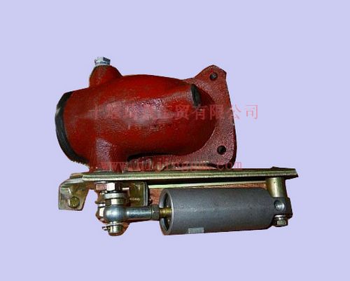 增壓器出口聯(lián)接管帶排氣制動閥總成1203015-KD400_東風(fēng)天錦駕駛室配件